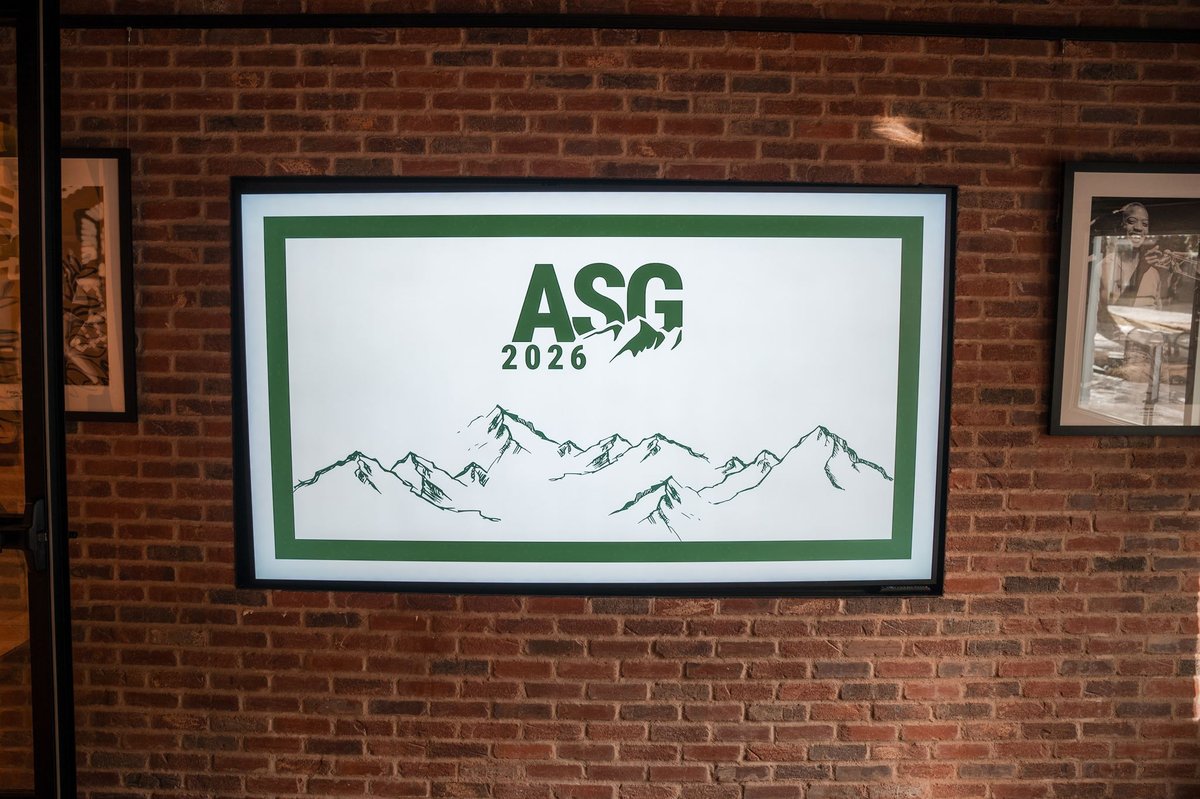 Branded display at a corporate event in Aspen